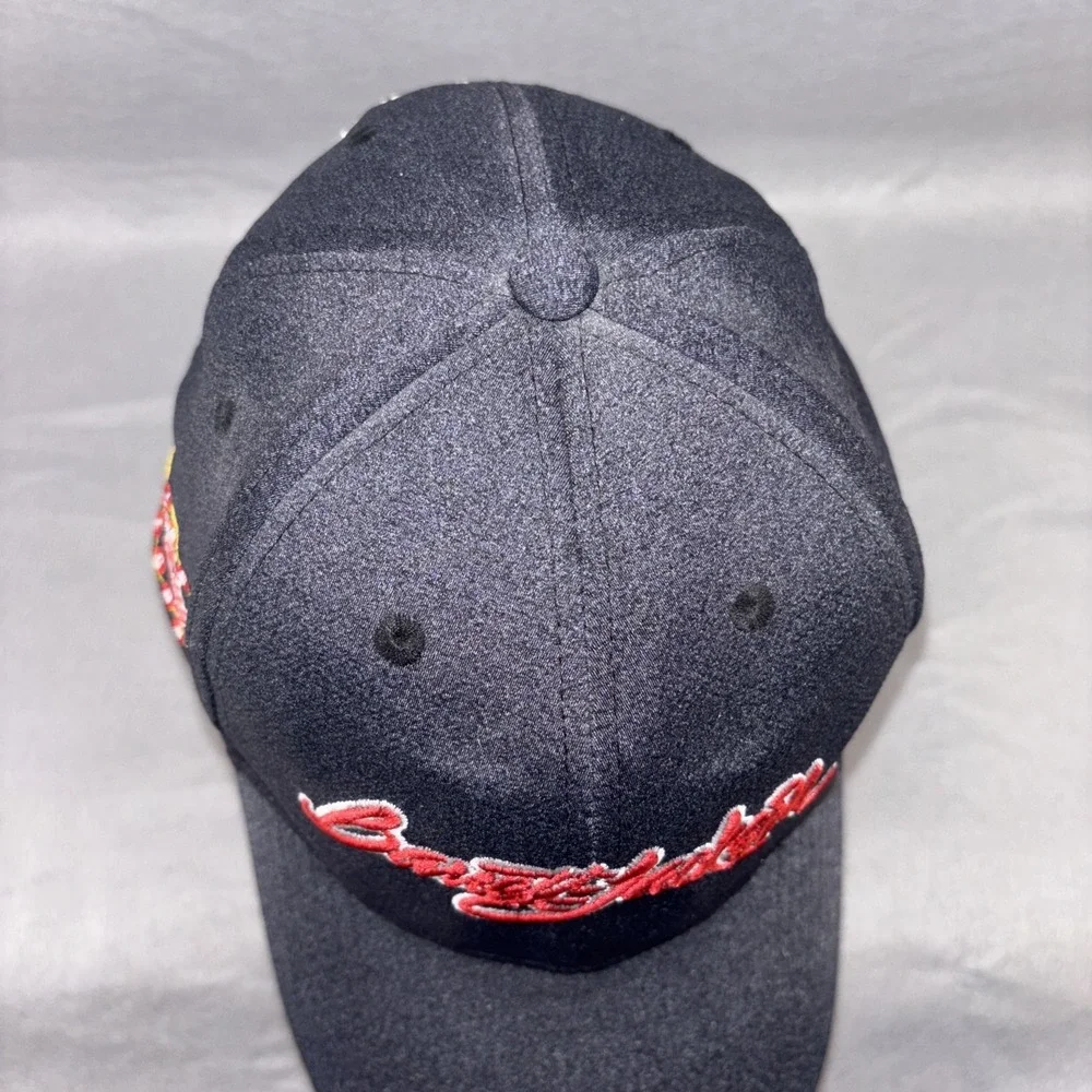 Barrett-Jackson 2018 Las Vegas Buyer Cap AHEAD Mid Fit Hook & Loop Black EUC